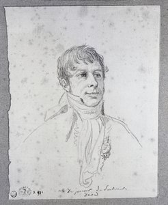 Graaf Francois Arnail de Jaucourt (1757-1852) door Jacques Louis David